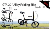 GTA Cycling 20 " Alloy Folding Bike (9Speed)(X9)