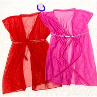 Wisenanay Backless Sando / Robe Bestida Dresses Pambata 3-6 y/o Girls See-Through Beach Dress