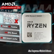 New Amd Ryzen 5 5600x R5 5600x 3.7 Ghz 6-core 12-thread Cpu 7nm 65w L3=32m 100-000000065 Socket Am4