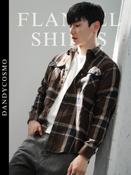 DANDY COSMO | เสื้อเชิร์ต Flannel เสื้อคลุม เนื้อผ้า Wool Mix DANDY COSMO Limited Edition