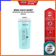 Biozone KB-WA500P1BW Insulated Bottle Blue White 500 ml