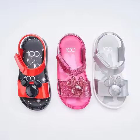 New Arrival 2024 Mini Melissa Children Sandals Hot Sale Kids Beach Shoes Big Girl and Boy Fashion Je