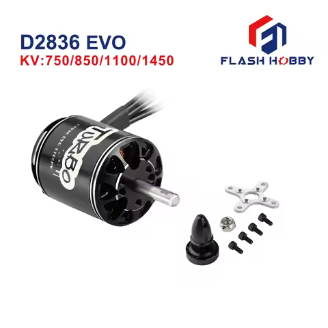 Flashhobby D2836EVO 2836 2217 750KV 850KV 1100KV 1450KV RC Brushless Motor for UAV Aircraft Multicop