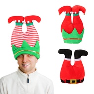 Christmas Creative Elf Trousers Hat Party Decoration Hat Green Fur Monster Hat Christmas Hat