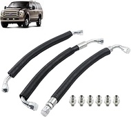 MUCO High Pressure Oil Pump HPOP Lines Hoses with Crossover Kit Fit for Excursion F250 F350 F450 F55