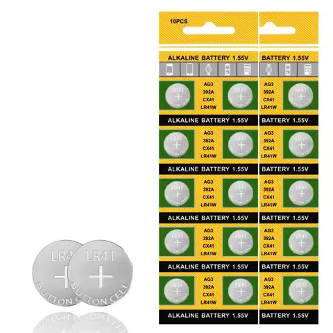 5-50Pcs LR41/AG3 Coin Battery 392 SR41 192 L736 384 Brand New Watch Button Cell Coin Alkaline Batter