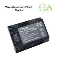 Viloso Sony NP-FZ100 fz100 LCD Dual Type-C Charger OR Camera Battery NP-FZ100