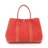 【二手】愛馬仕 (Hermes) 花園派對 (Garden Party) TPMRED/Capucines 帆布皮革款 女士二手 A