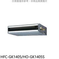 《可議價》禾聯【HFC-GK1405/HO-GK1405S】變頻吊隱式分離式冷氣