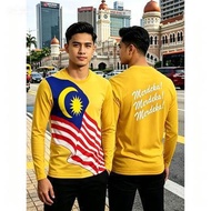 Malaysia Independence T-shirt Full Size S-6XL Flag on August 31, 2026 69th Anniversary