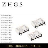 5Pcs HF49FD-005-1H11 HF49FD-024-1H12 HF49FD 005 012 024 1H11 1H11T 1H12 1H12T 24VDC 4Pin DIP Power R