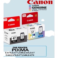 Cartridge canon 47 Dan 57s Untuk Printer Canon Ink Tank