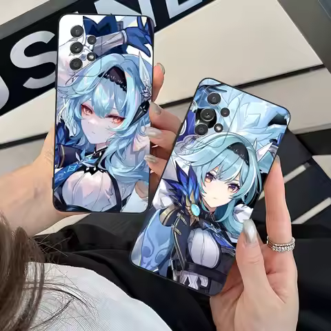 Game GI Eula Phone Case for Samsung Galaxy M55 54 42 35 34 33 32 23 22 15 14 13 12 F55 5G Soft TPU S