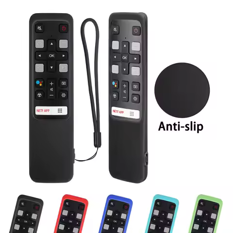 RC802V FNR1 Voice Remote Control Cases Fit for TCL Android 4K Smart TV 49P30FS 65P8S 55C715 49S6800 