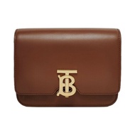 BURBERRY TB 迷你 棕色牛皮腰包腰包／胸包 金色五金
