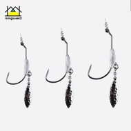 mingxuan2 4.5g 5.5g 7.2g With Lead Crank Hook Plus Glitter Wide Belly Single Hook With Sublead Head 