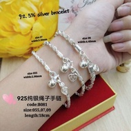 925 "bracelet(925 silver bracelet)* 925 silver Spun bracelet