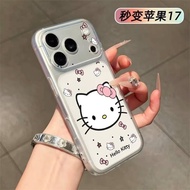 Big Head kitty Cat Apple 17 Big Window Suitable for Apple 17PROMAX Phone Case iPhone16 Creative