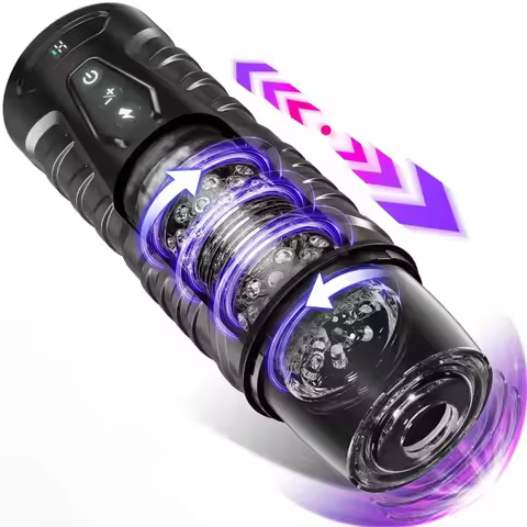 Luxury Silicone Pump Realistic Pocket Pussy Intense Vibration Sucking Motion Automatic Thrusting Mal