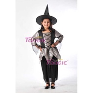 New Halloween Kid costume Black Gray Elf Witch costume HW029 Professional costume