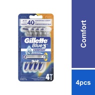 Gillette Blue 3 Disposable Razor 4s