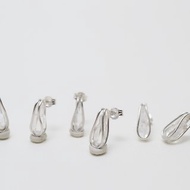 原石系列-權杖水晶‧純銀單邊耳釘