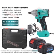Impact Makita Original Impact Pembuka Baut Mesin Impact Baterai Cordless Impact Wrench 550N.M 188VF