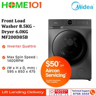 Midea Front Load Washer 8.5KG - Dryer 6.0KG MF200D85B