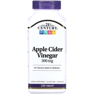 美國21st Century 蘋果醋丸 300毫克 250片