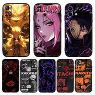 for Redmi 10X 10c 10 11A 12C 12 13 13C A1 A2 Cool Anime Naruto【Q5】 9Y10 Fashion Black TPU Soft Silic