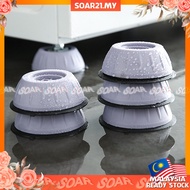 SOAR21 Stand Feet Washing Machine Mats Mesin Basuh Moisture-proof 4pcs Accessories Refrigerator Dryer