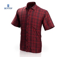 Bentop Regular Fit Short Sleeve Shirt Baju Lengan Pendek Kemeja Lelaki