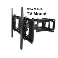 Cables &amp; ChargersAdjustable 32 to 70 Inch Full Motion Tilt Swivel TV Wall Mount Bracket