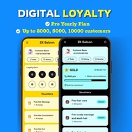 Pro Yearly Plan – Digital Loyalty Card / Membership System / Stamp & Point Rewards / 会员积分系统 / 忠诚卡