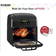 KHIND Multi Air Fryer Oven ARF9500 (9.5L)  penggoreng udara Roast Bake Toast Grill Fry Healthy KHIND Air Fryer 9500 oven