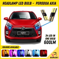 PERODUA AXIA LOW BEAM HEADLIGHT T10 LED BULB Small Headlamp Head Lamp Mentol Lampu Kecil Senja axia