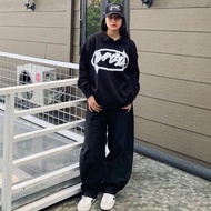 WP Company - Knitwear BOXY Delight Black Football Knit Unisex Sweater / Men's & Women's Knitted Swea