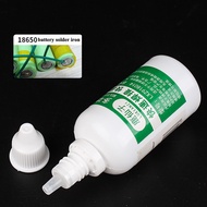 50ml Powerful rosin soldering agent No-clean flux Stainless steel white steel plate 18650 welding wa