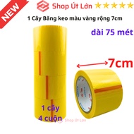 Băng keo màu OPP nhiều màu 1.2cm 2.4cm 6cm 7cm - dài 75 mét lõi giấy 3mm