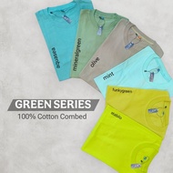 HIJAU Blacktee Plain short-sleeved T-shirt green Series Stabilo green sage mineral peacock fuji funk