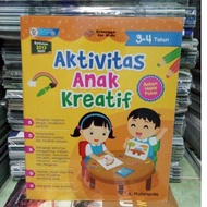 Creative Children's Activity Book for 3-4 Years Old Erlangga for Kids