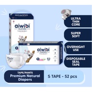 Aiwibi Premium Natural Baby Diapers - Tape