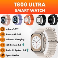 T800 Ultra Smart Watch Series Ultra Bluetooth Call Waterproof 49mm 45mm Wireless Charging Smart Watc
