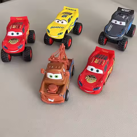 Moose Pixar Cars 3 Lightning Mcqueen Big Wheels Uncle Truck Ramirez Storm Jackso Cruz Alloy Car Soun