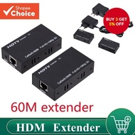 60M HDMI Extender Single RJ45 LAN Network Cat 5e/6 Converter Adapter HDTV OVER Ethernet 60 Meter Cat