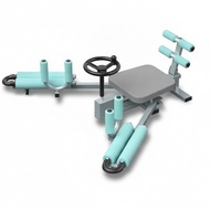 Split Training Machine with Handwheel Stable Leg Stretching Machine with Padded Rollers Split Stretc