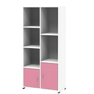 MULTIPURPOSE BOOKSHELF 7 STORIES FULL WHITE H85M