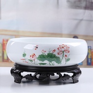 【A Flexible】 Hydrocotyle Flower Pot Narcissus Basin Sleeping Lotus Bowl Lotus Green Radish Non-Hole