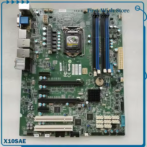Industrial motherboard support E3-1230V3 LGA1150 X10SAE