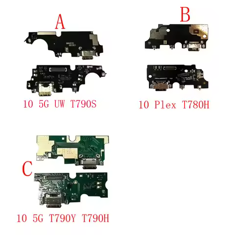 1Pcs USB Charging Port Charging Connector Dock Plug Board Flex Cable For TCL 10 5G UW T790 T790S Ple